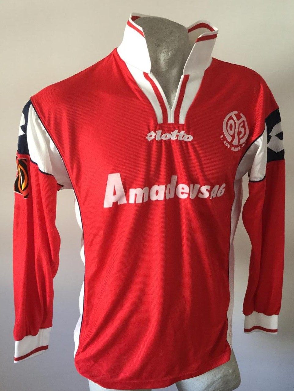 maillot fsv mayence 05 domicile 2001-2002 rétro