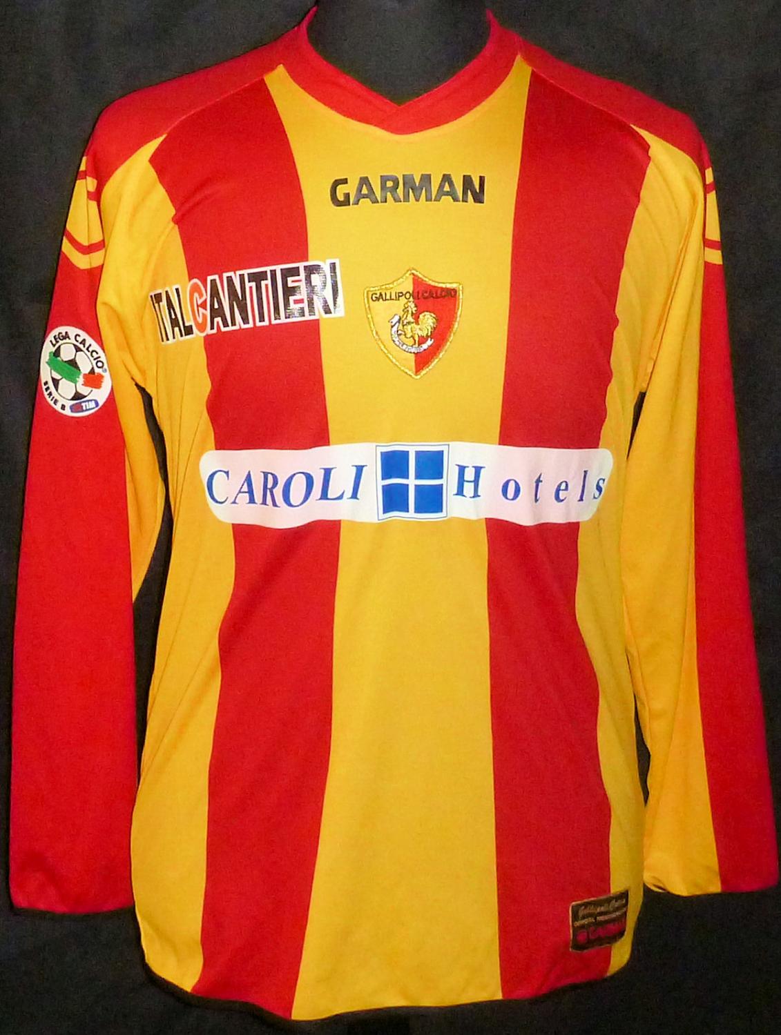 maillot gallipoli domicile 2010-2011 rétro