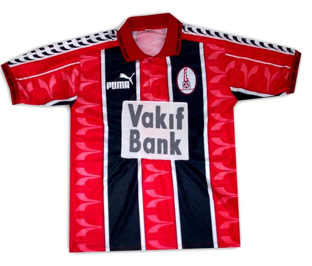 maillot gaziantepspor domicile 1997-1998 rétro