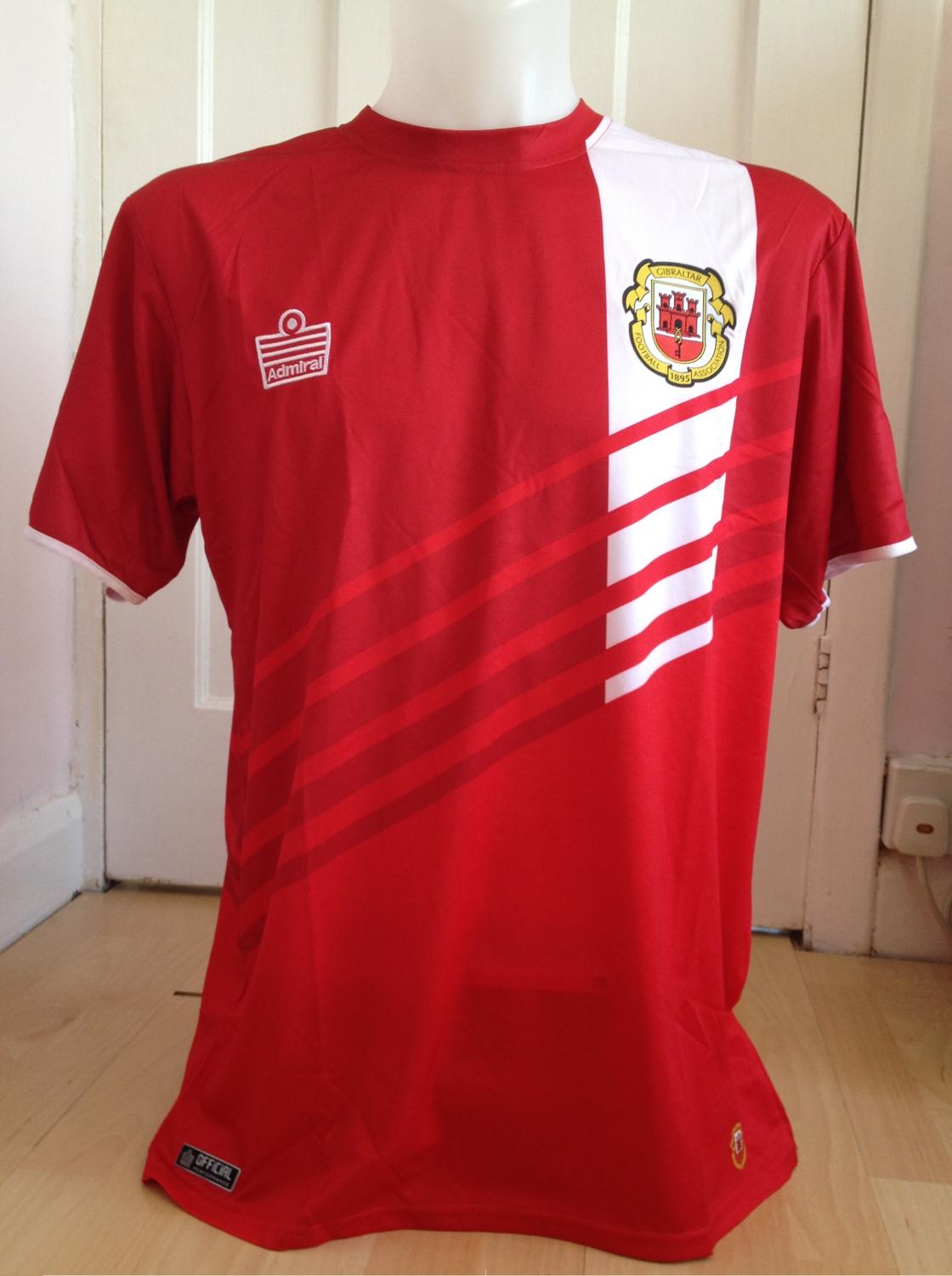 maillot gibraltar domicile 2013-2014 rétro