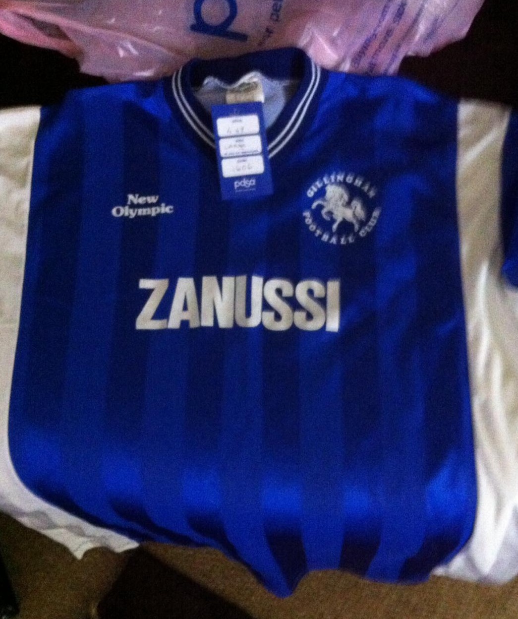 maillot gillingham domicile 1985-1987 pas cher