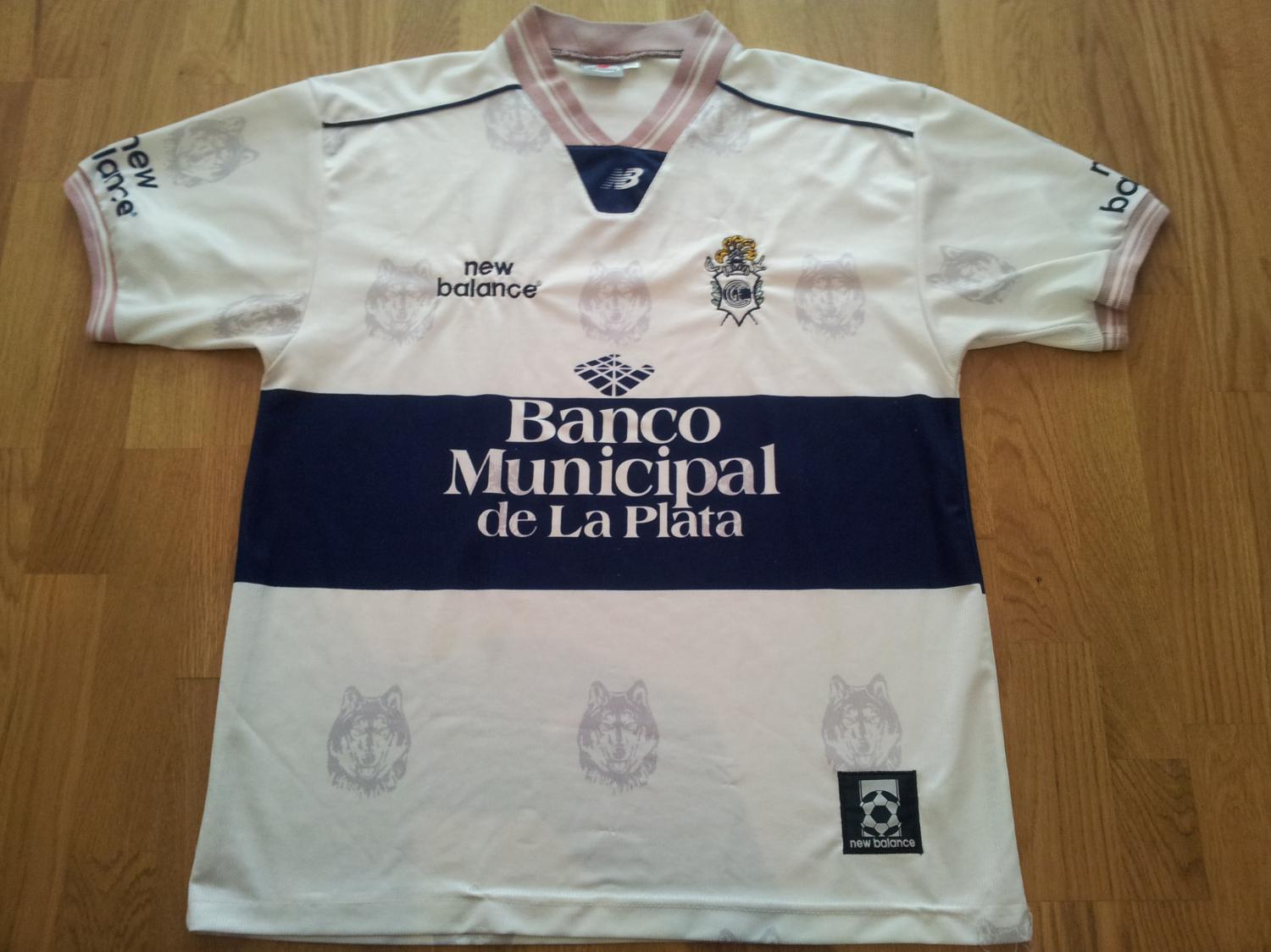 maillot gimnasia la plata domicile 2000-2002 pas cher