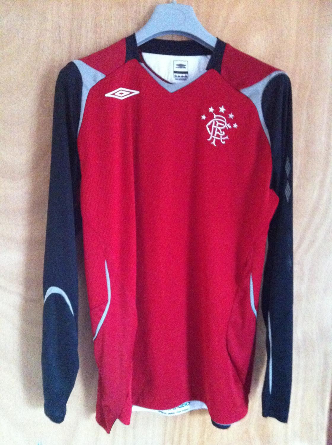 maillot glasgow rangers gardien 2008-2009 rétro