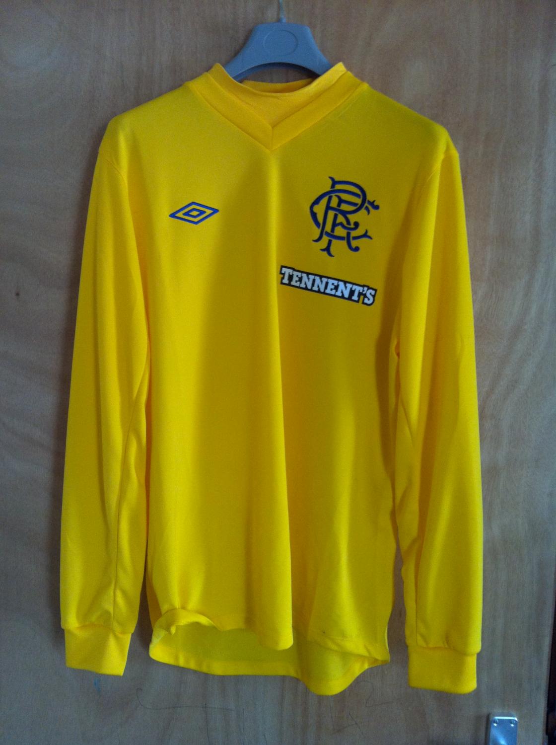 maillot glasgow rangers gardien 2012-2013 rétro