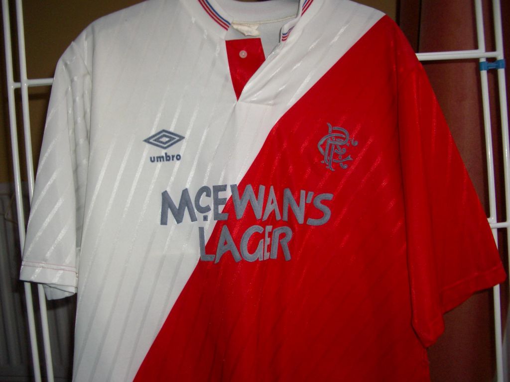 maillot glasgow rangers particulier 1987-1988 pas cher