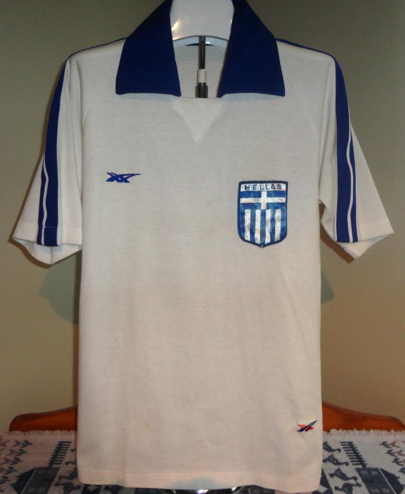 maillot grèce domicile 1980-1981 rétro