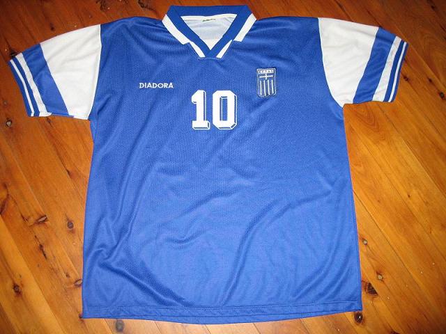 maillot grèce domicile 1992-1993 rétro