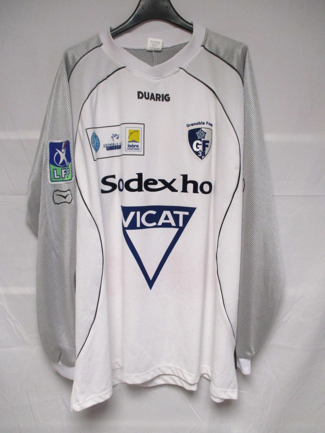 maillot grenoble foot 38 exterieur 2002-2003 rétro