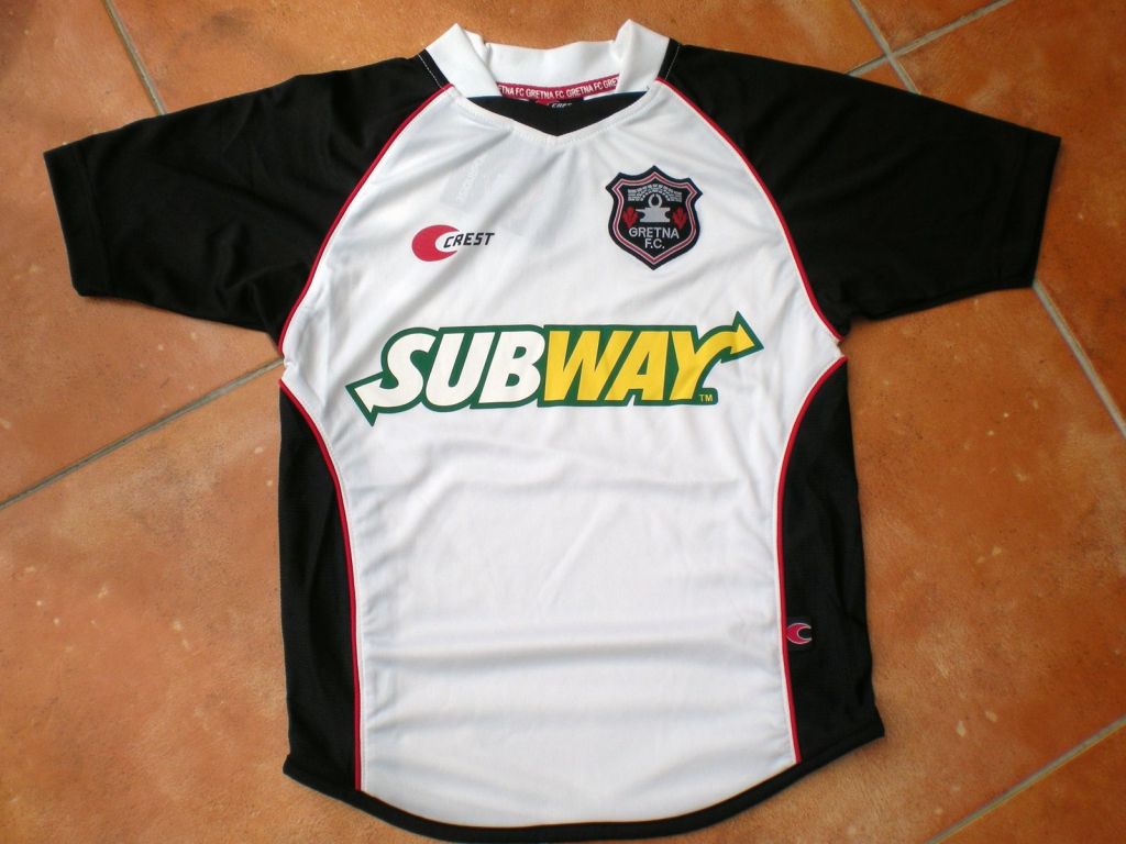 maillot gretna fc domicile 2007-2008 rétro