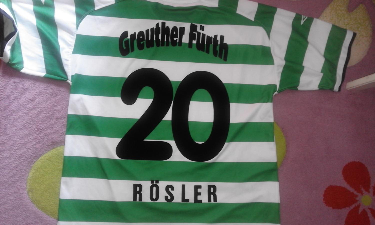 maillot greuther fürth domicile 2007-2008 pas cher