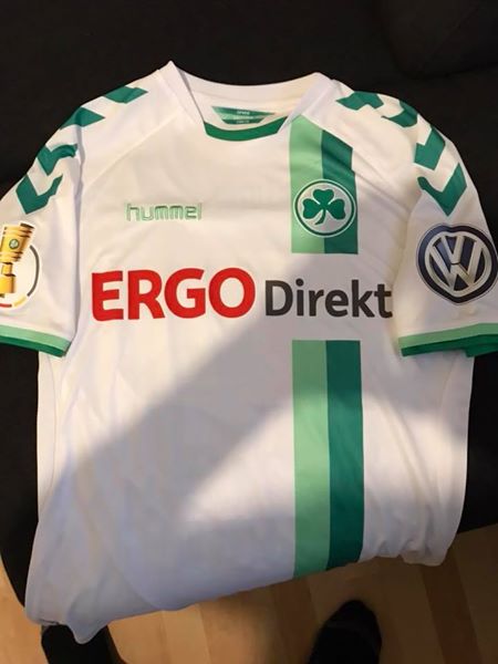 maillot greuther fürth domicile 2016-2017 rétro