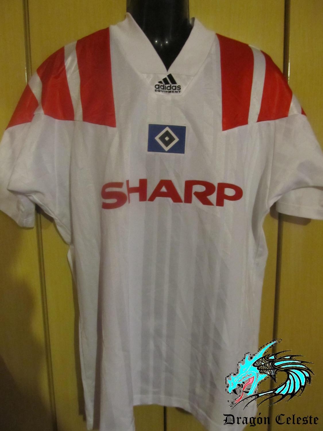 maillot hambourg sv domicile 1992-1994 rétro