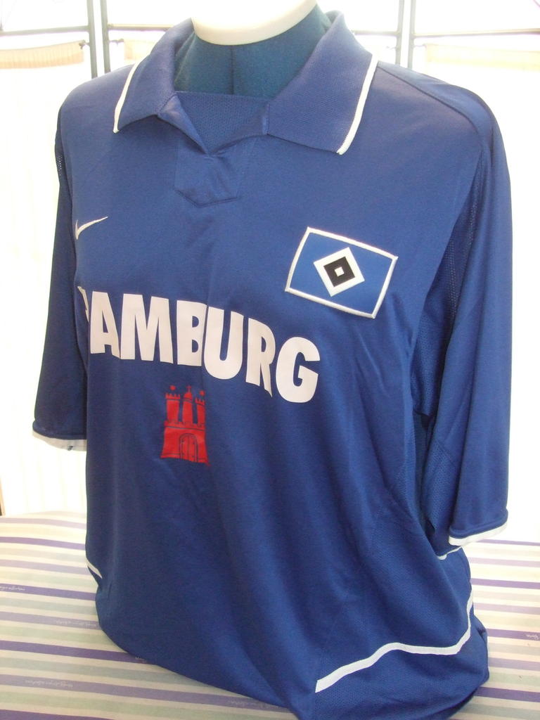 maillot hambourg sv exterieur 2003-2004 rétro