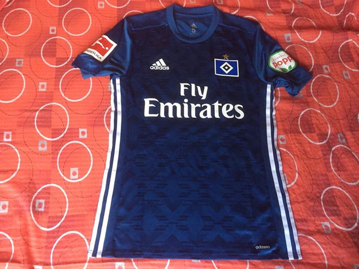 maillot hambourg sv exterieur 2017-2018 rétro