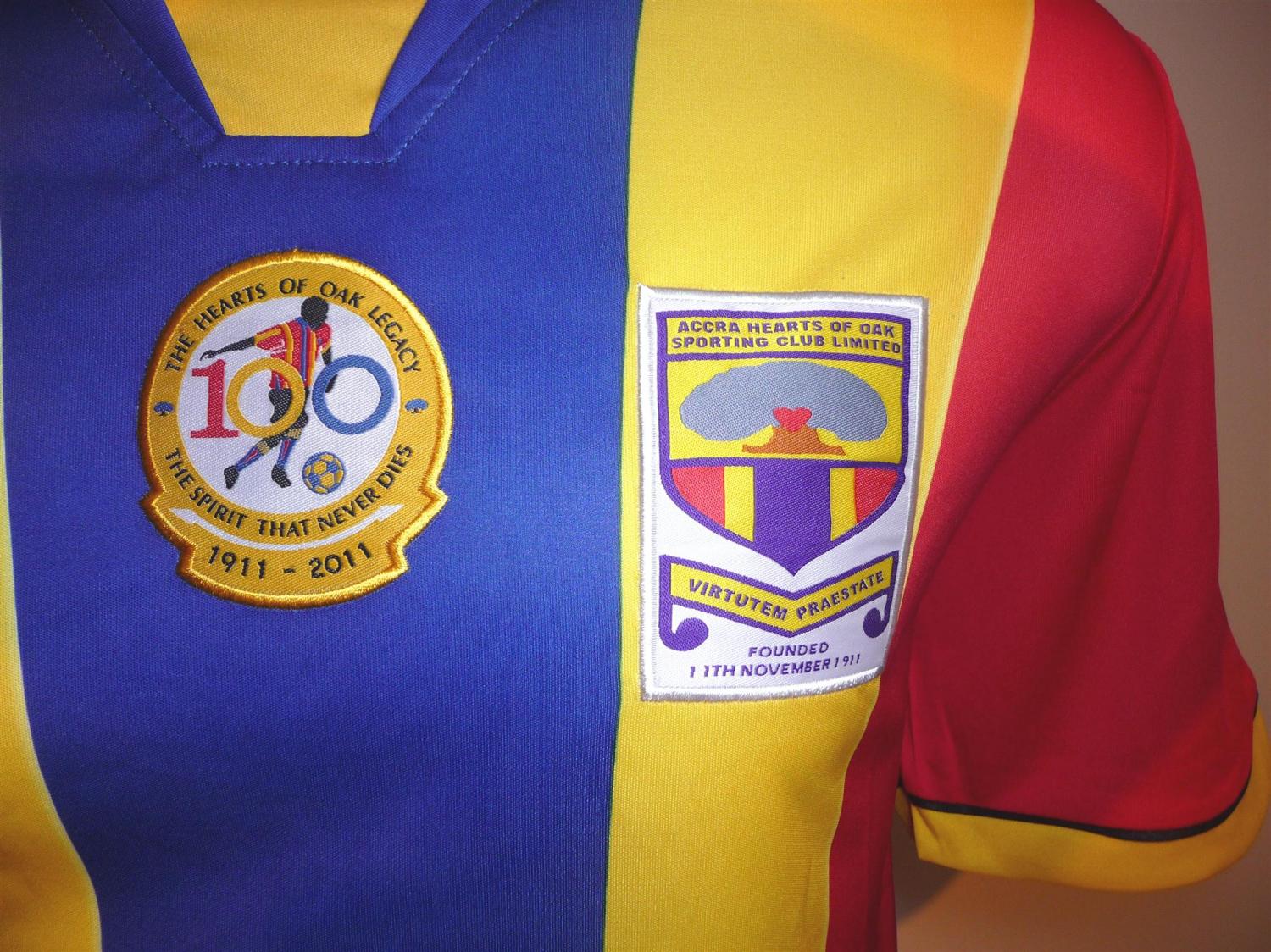 maillot hearts of oak domicile 2011-2012 pas cher