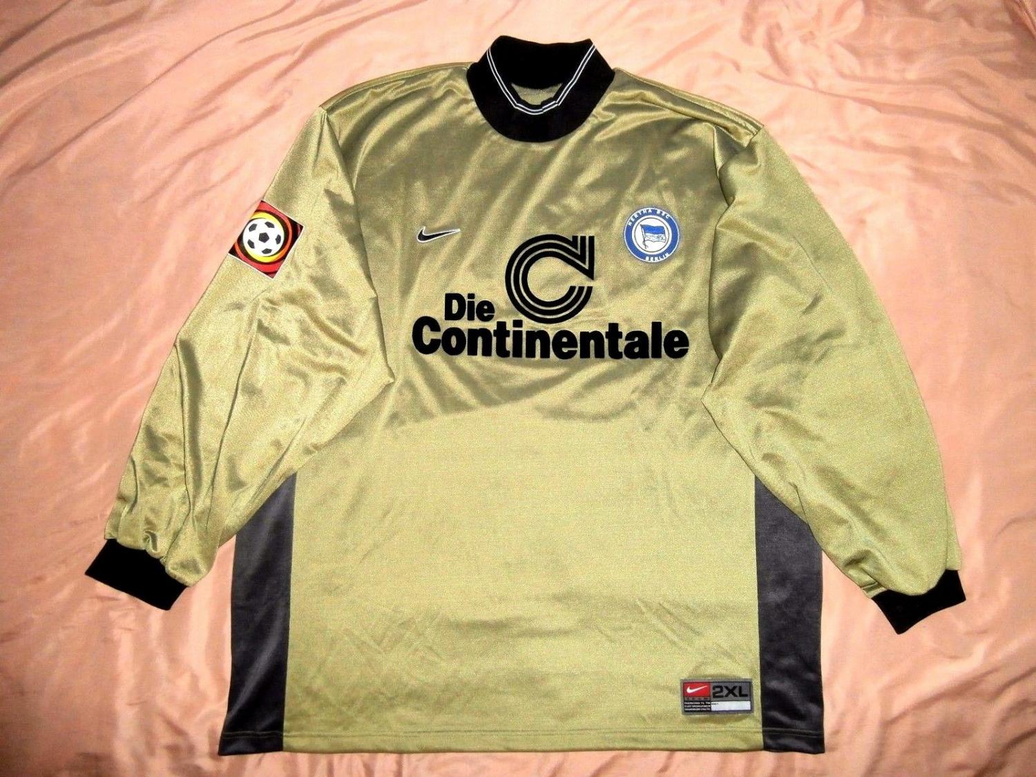 maillot hertha bsc gardien 1999-2000 rétro