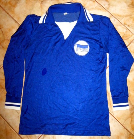 maillot hertha bsc réplique 1975-1978 rétro
