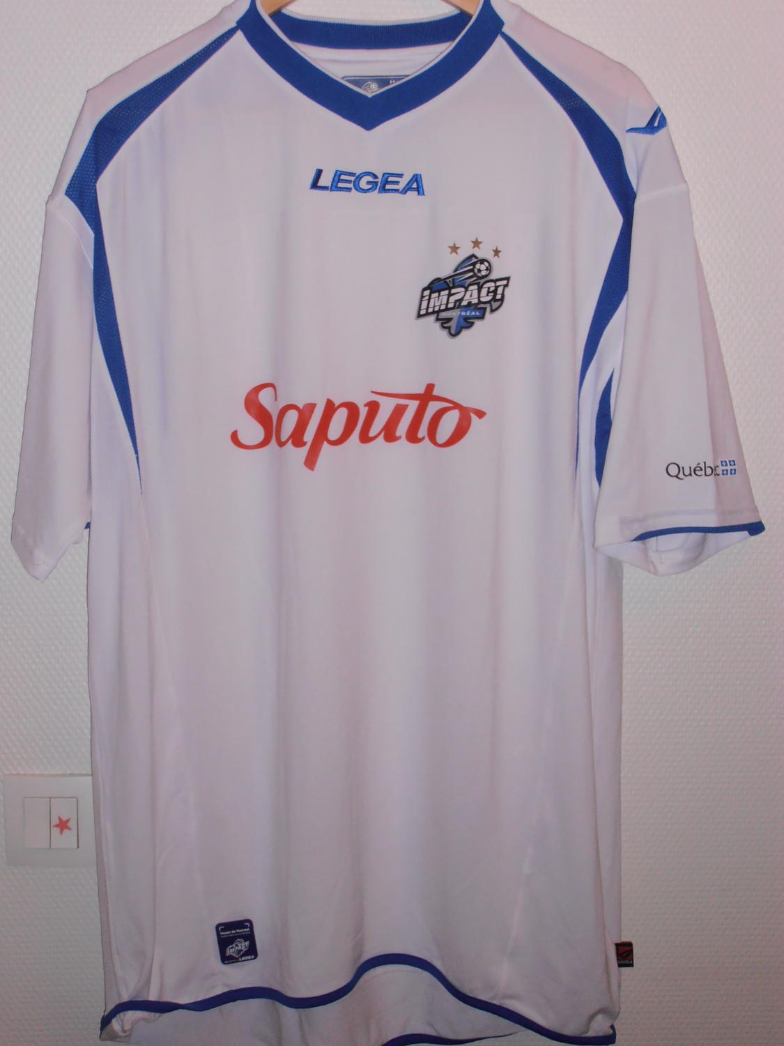 maillot impact de montréal domicile 2010-2011 rétro