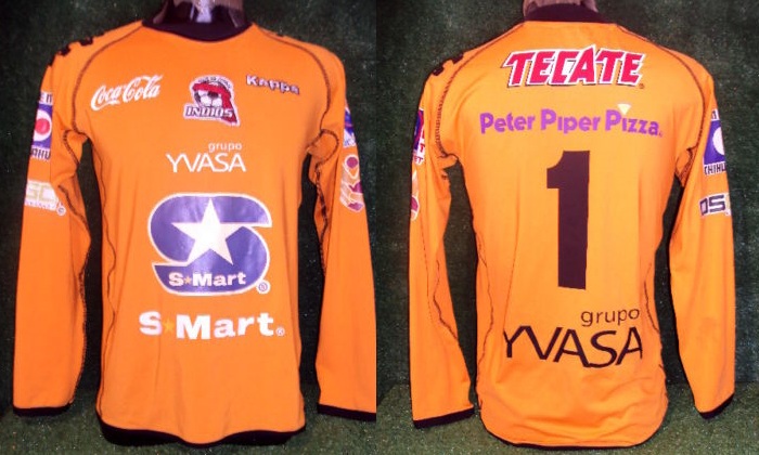 maillot indios de ciudad juárez gardien 2009-2010 rétro