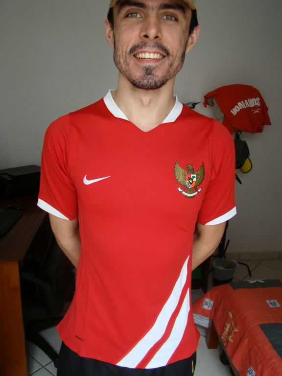 maillot indonésie domicile 2008 rétro