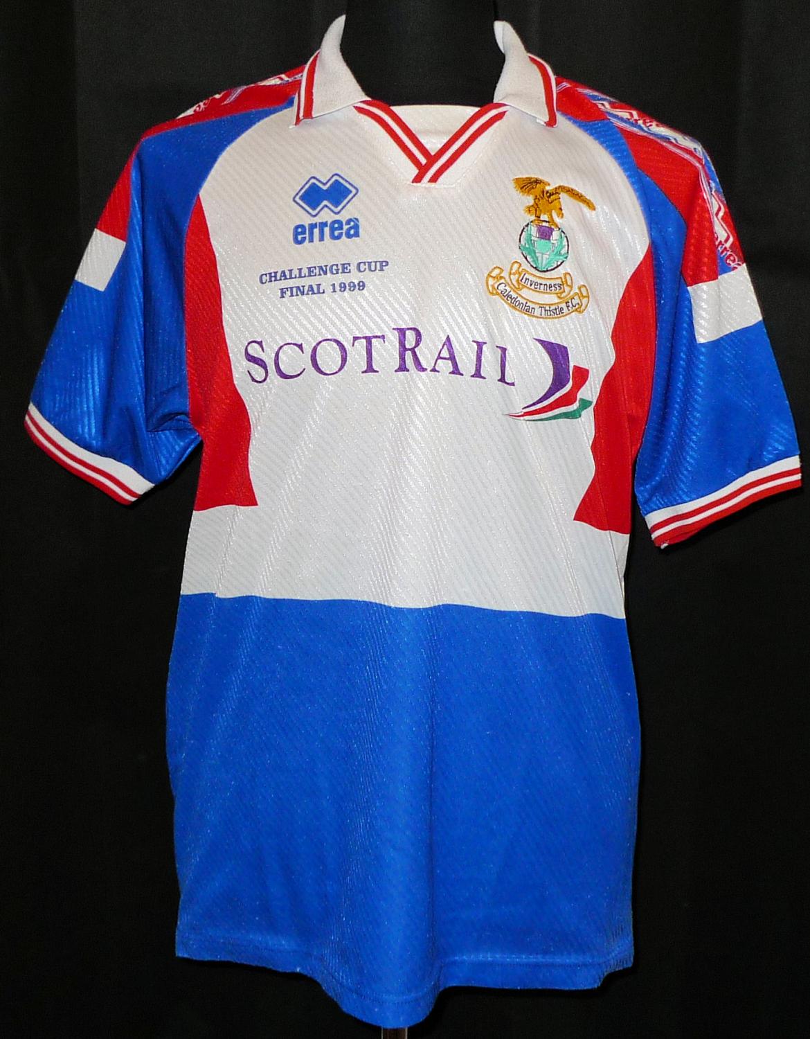 maillot inverness ct domicile 1999-2000 rétro