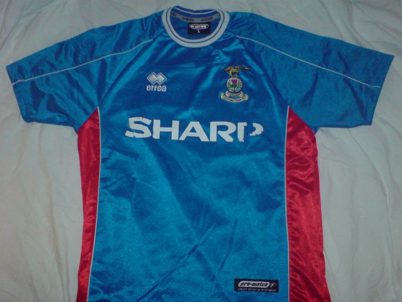 maillot inverness ct domicile 2002-2003 rétro