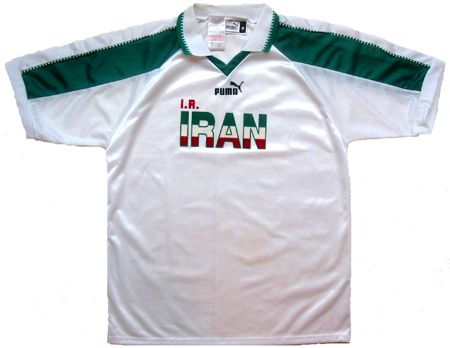 maillot iran domicile 1998-1999 rétro