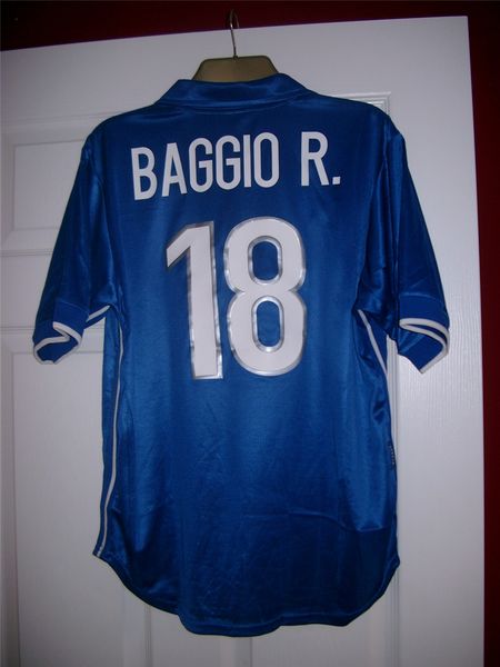 maillot italie domicile 1997-1998 rétro
