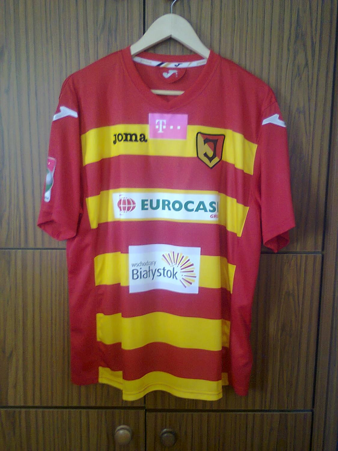 maillot jagiellonia białystok domicile 2011-2012 rétro