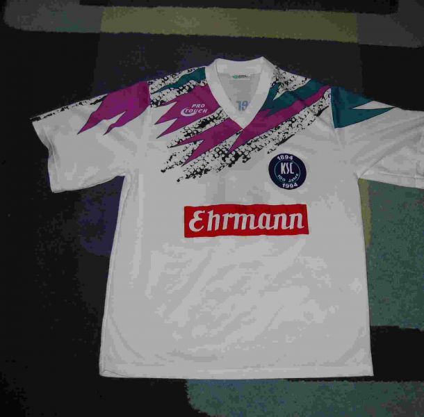 maillot karlsruher sc domicile 1993-1994 rétro