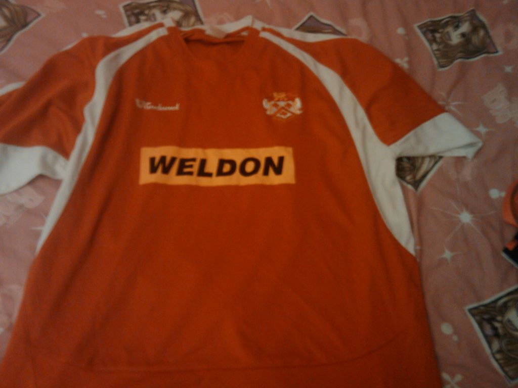 maillot kettering town domicile 2004-2005 rétro