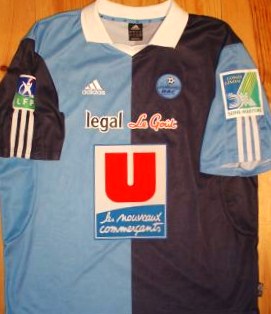 maillot le havre ac domicile 2001-2002 pas cher