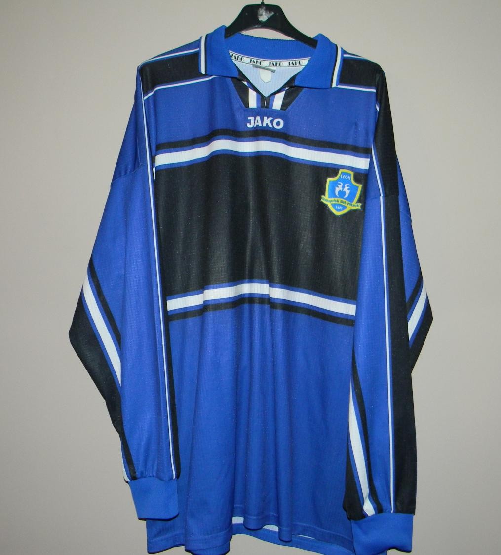 maillot lech poznań domicile 2000-2001 rétro