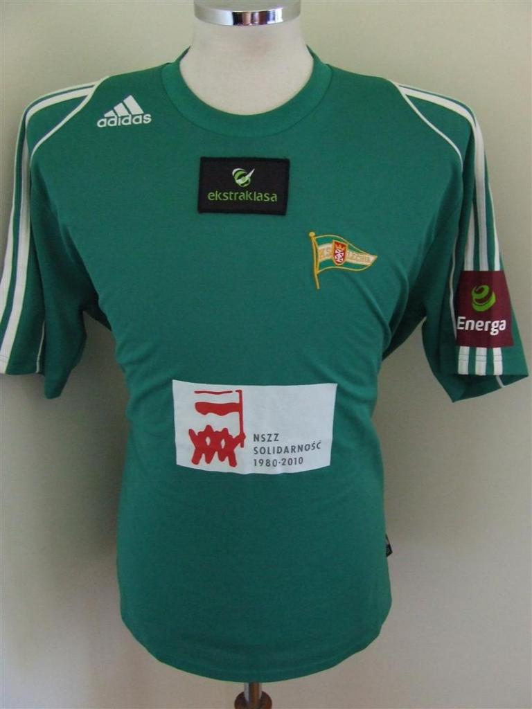 maillot lechia gdańsk domicile 2010-2011 rétro