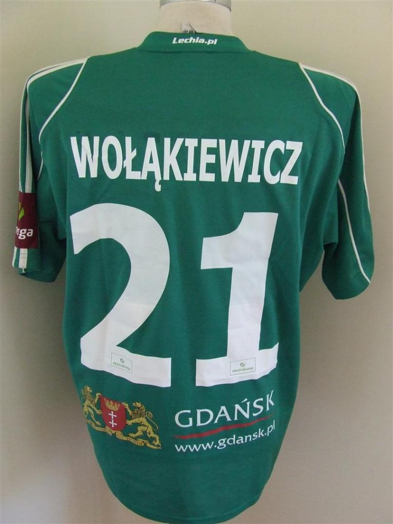 maillot lechia gdańsk domicile 2010-2011 rétro