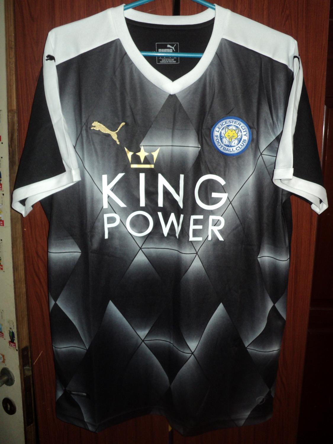 maillot leicester city exterieur 2015-2016 rétro