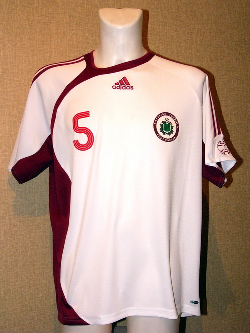 maillot lettonie exterieur 2006-2008 pas cher