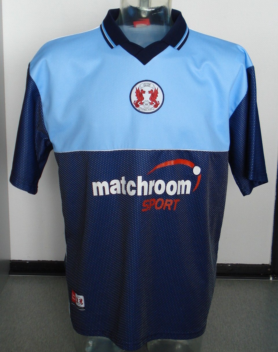 maillot leyton orient fc exterieur 2002-2003 pas cher