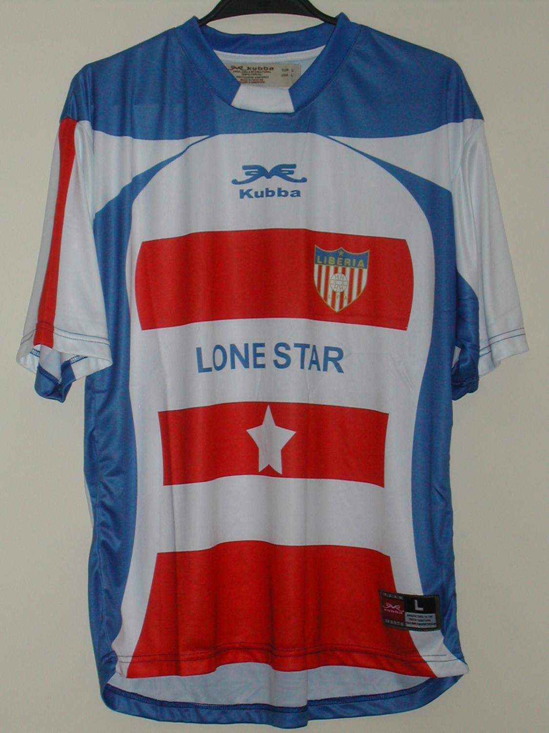 maillot liberia domicile 2009 rétro