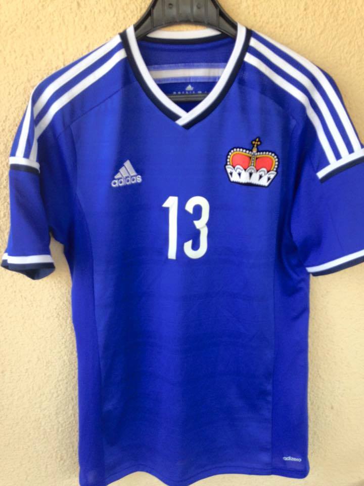 maillot liechtenstein domicile 2014-2015 rétro