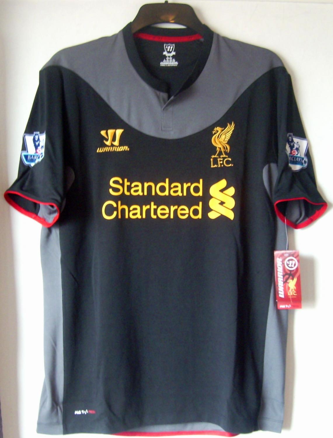 maillot liverpool fc exterieur 2012-2013 rétro