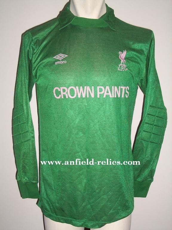 maillot liverpool fc gardien 1983-1984 rétro