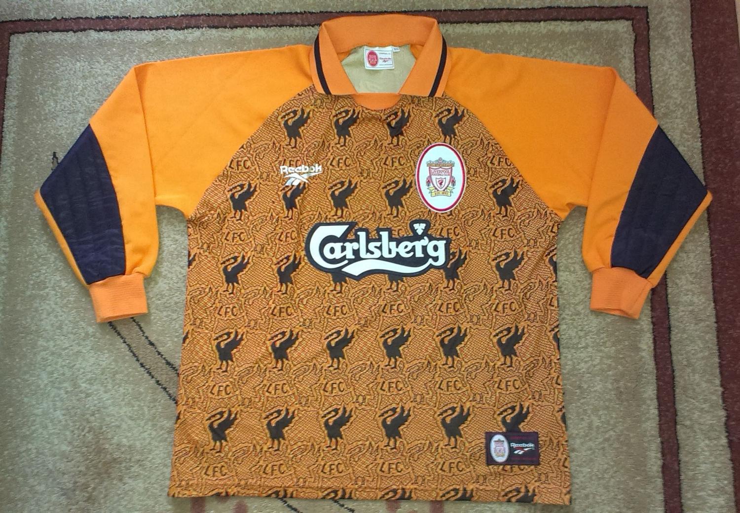 maillot liverpool fc gardien 1996-1997 pas cher