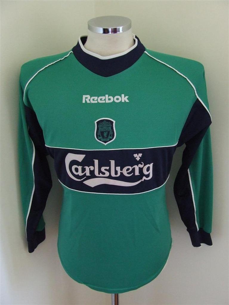 maillot liverpool fc gardien 2000-2001 rétro