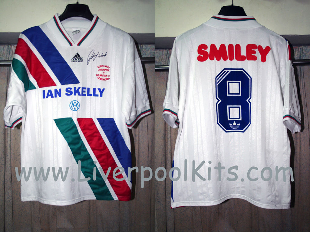 maillot liverpool fc particulier 1993-1994 rétro
