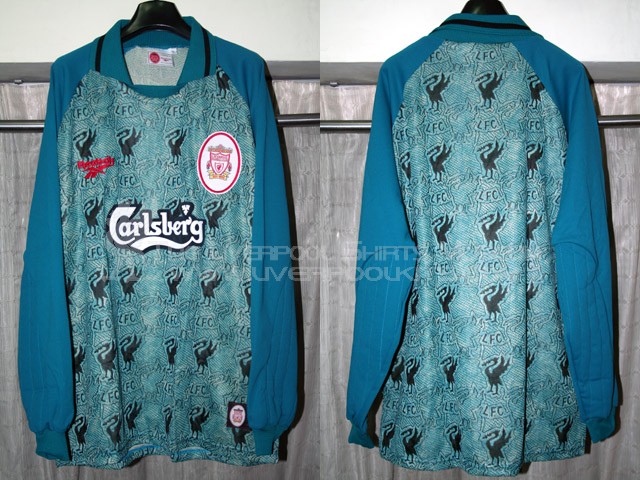 maillot liverpool fc particulier 1996-1997 rétro