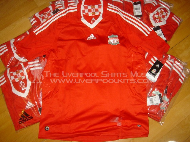 maillot liverpool fc particulier 2008-2010 rétro