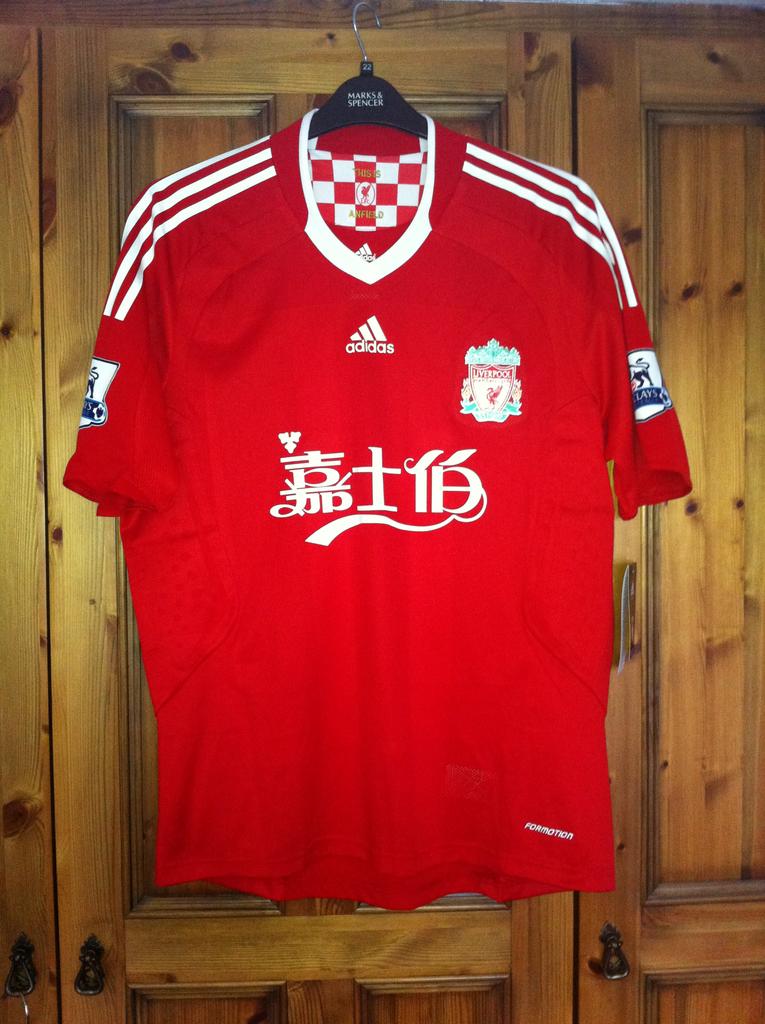 maillot liverpool fc particulier 2009-2010 pas cher