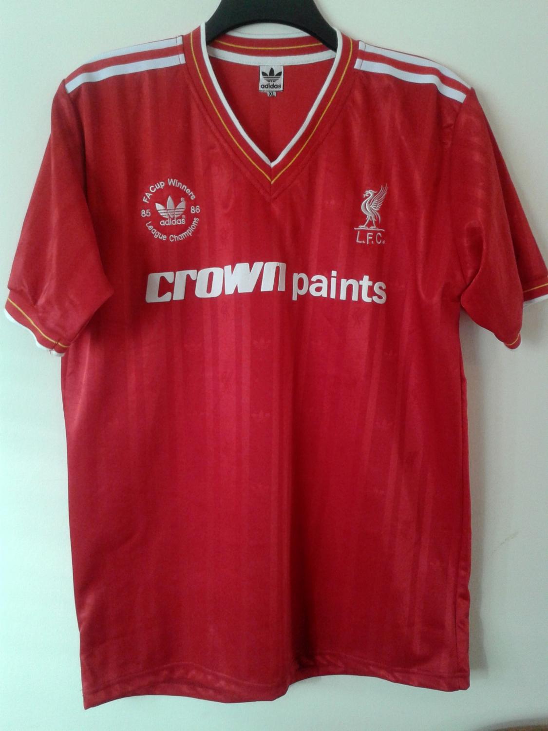maillot liverpool fc réplique 1985-1986 pas cher
