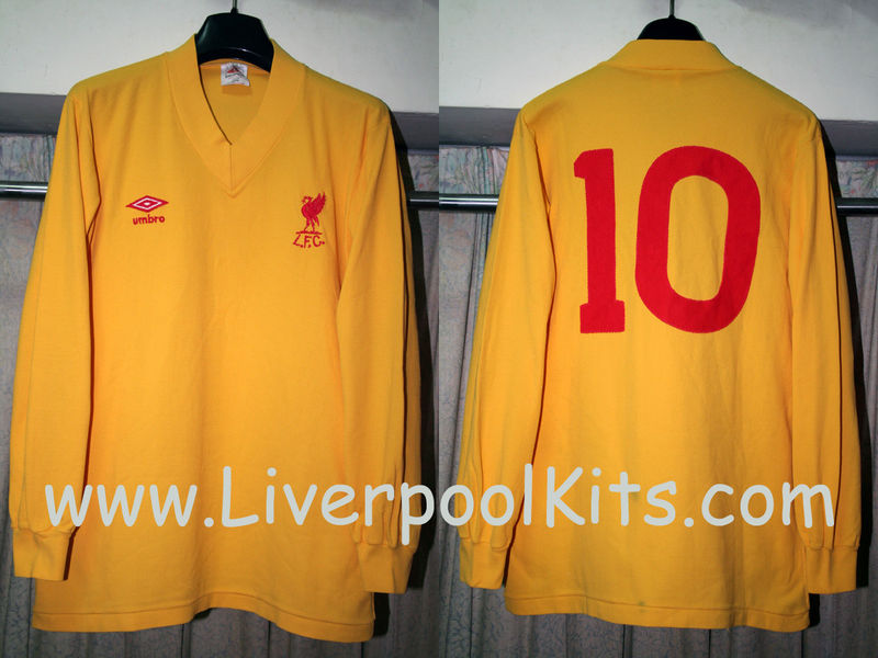 maillot liverpool fc third 1979 rétro